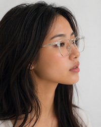 Nisalume Daytime Blue Light Blocking Glasses – Clear Silver Frame