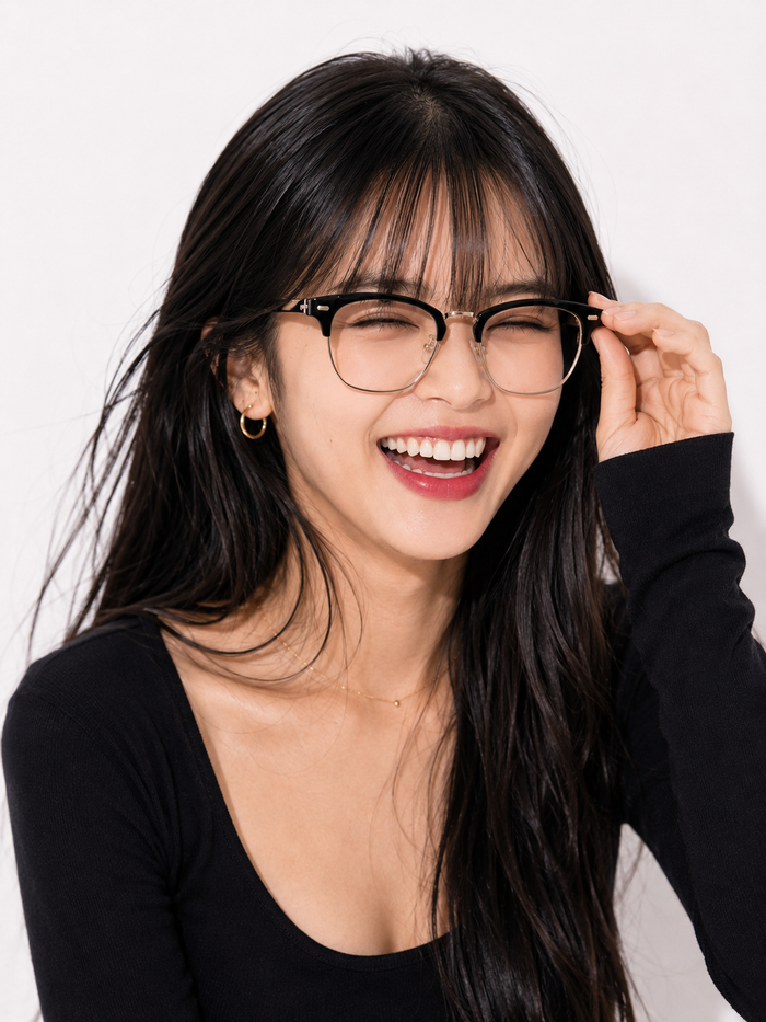 Blue Light Blocking Computer Glasses - Eye Strain Screen Gaming Study - Black Gold Frame