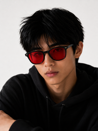 Blue Light Blocking Sleep Glasses - 99% Filter - Night Gaming Screen Glasses Black